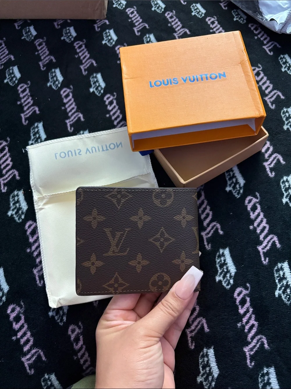 LV Brown Monogram Canvas Bifold Wallet with Box - Picture 4 of 4